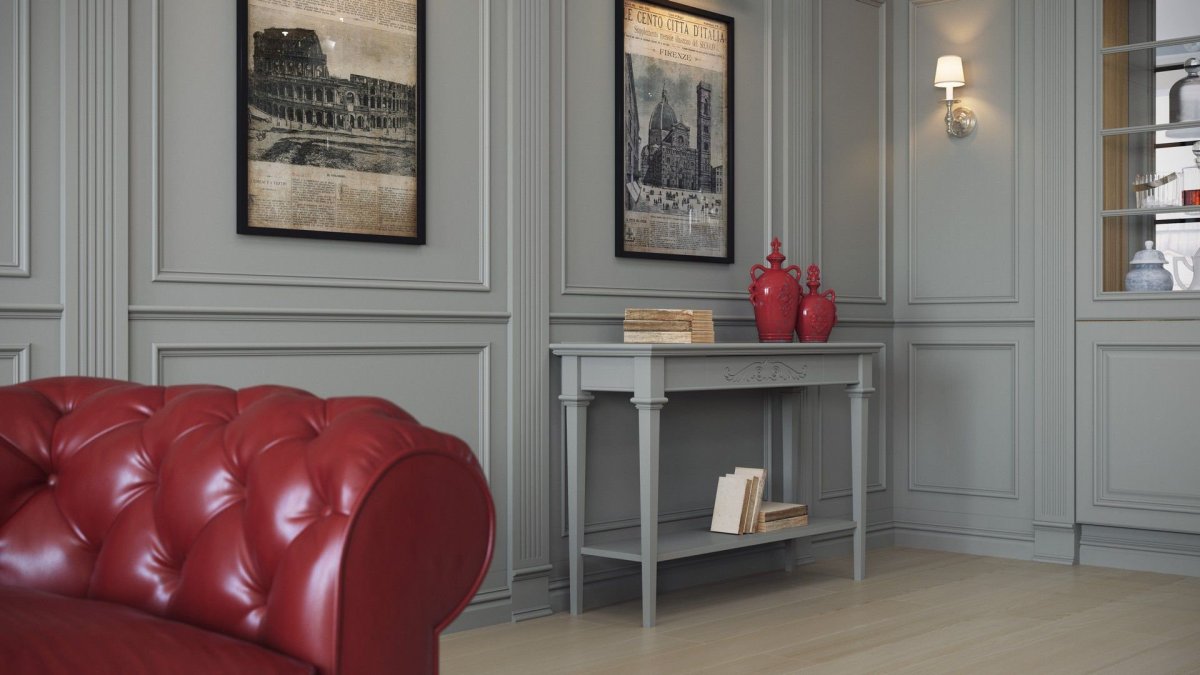 Wainscoting панели в интерьере