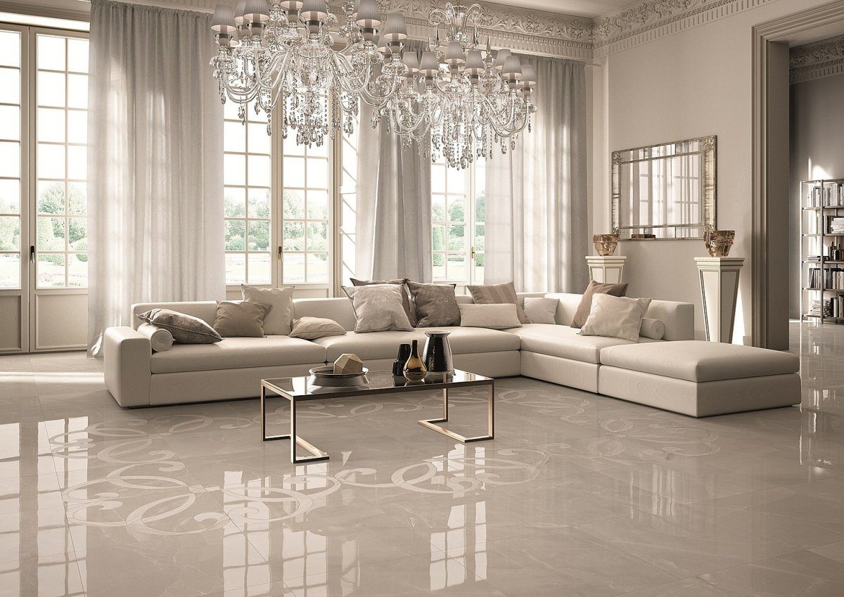 Пол под мрамор