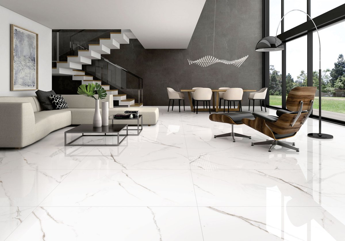 Керамогранит itt Ceramic Marble Sahara Bianco Polished