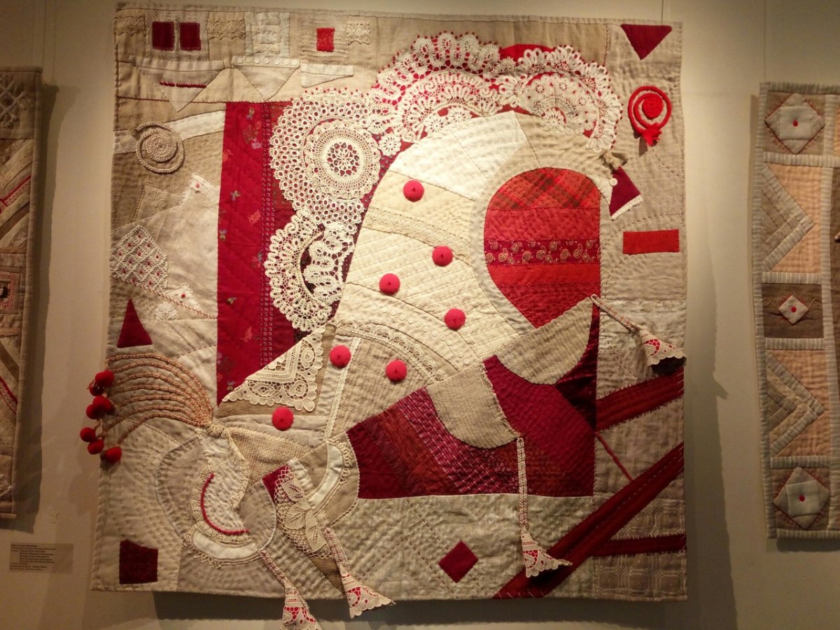 Лоскутное панно на стену