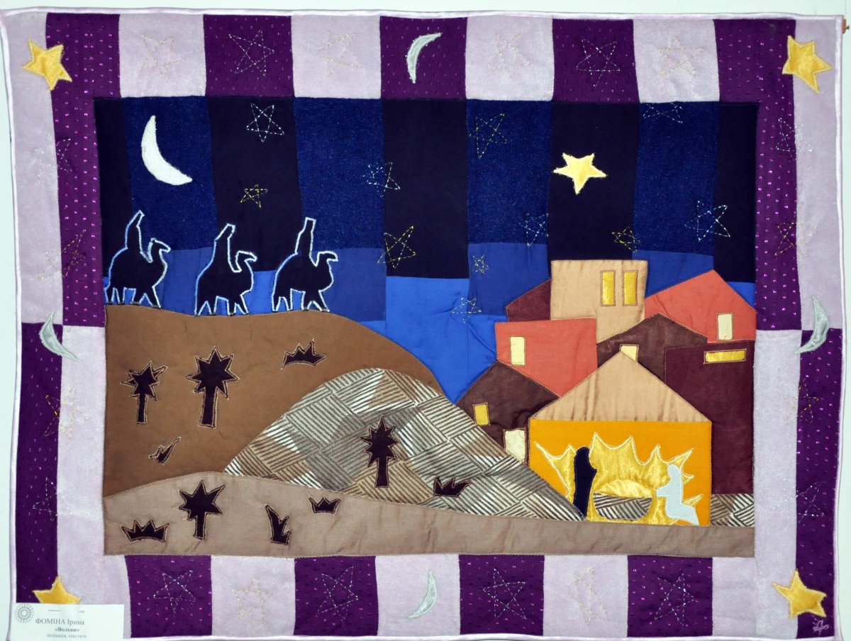 Пэчворк панно Галактика