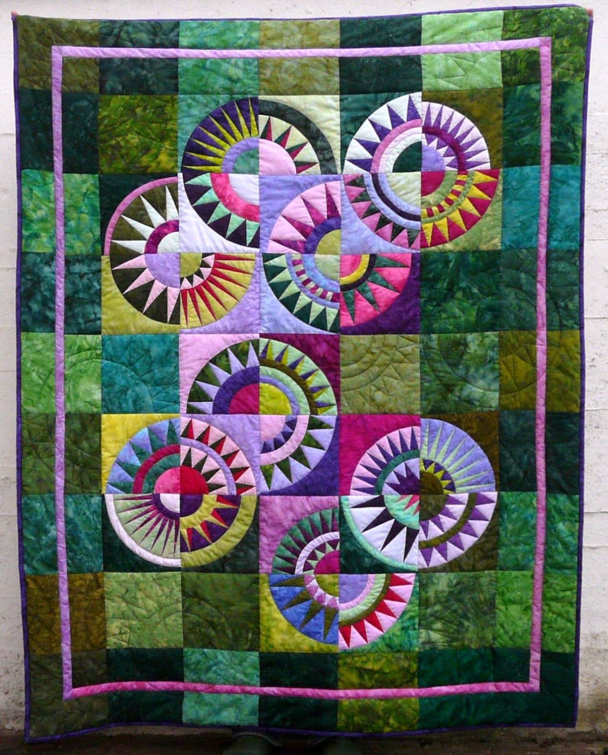 Панно техника кинусайга