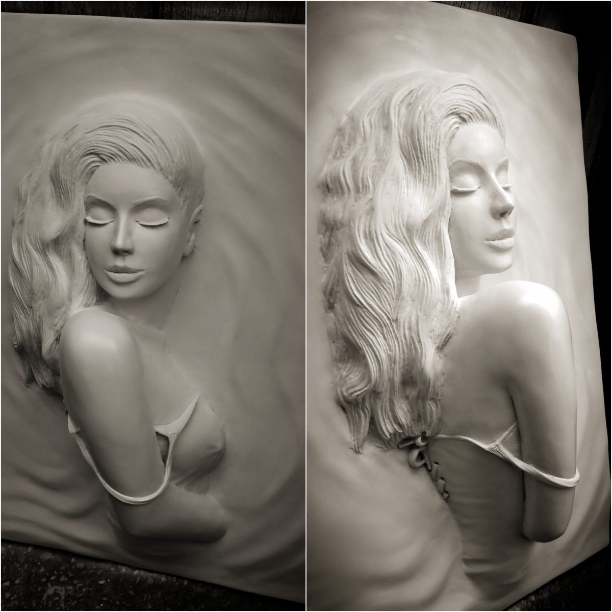 Барельеф женственность