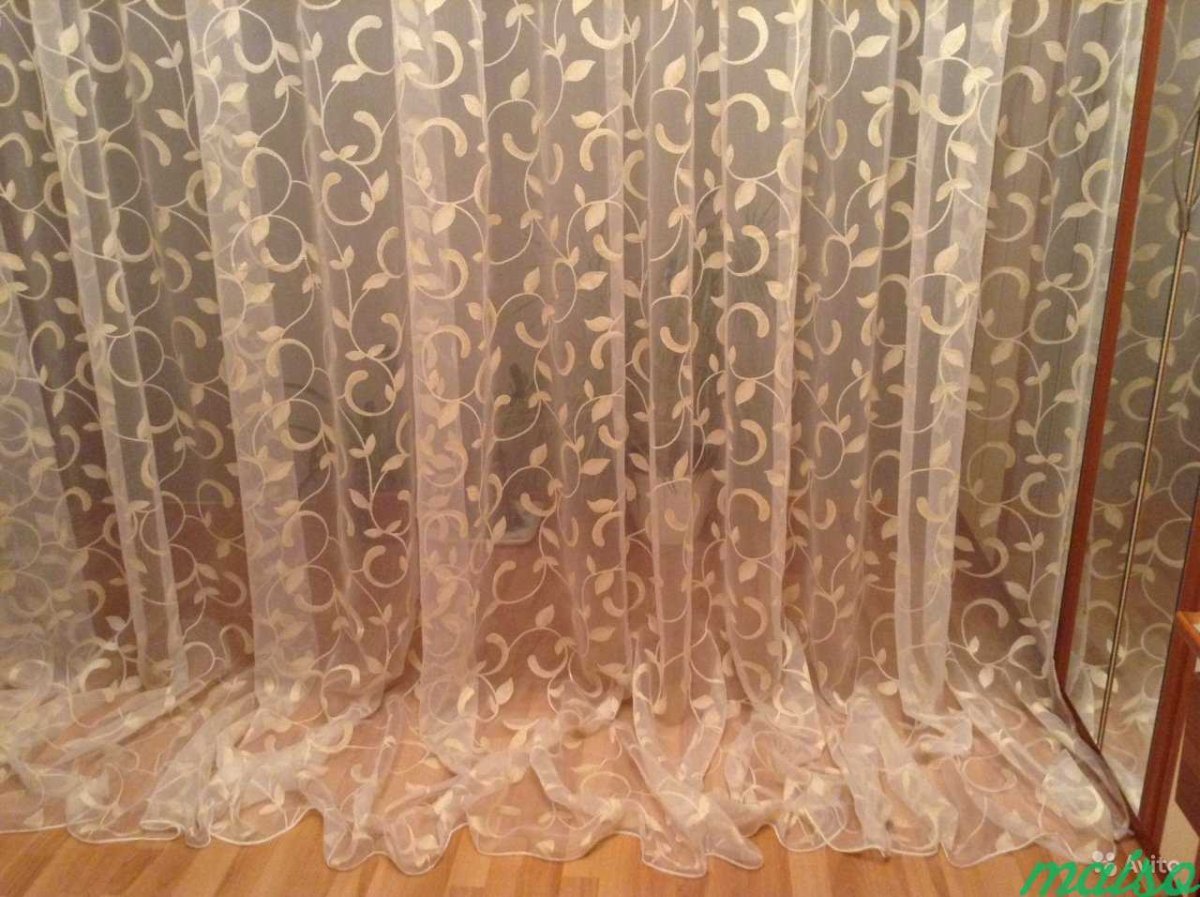 Органза с узором