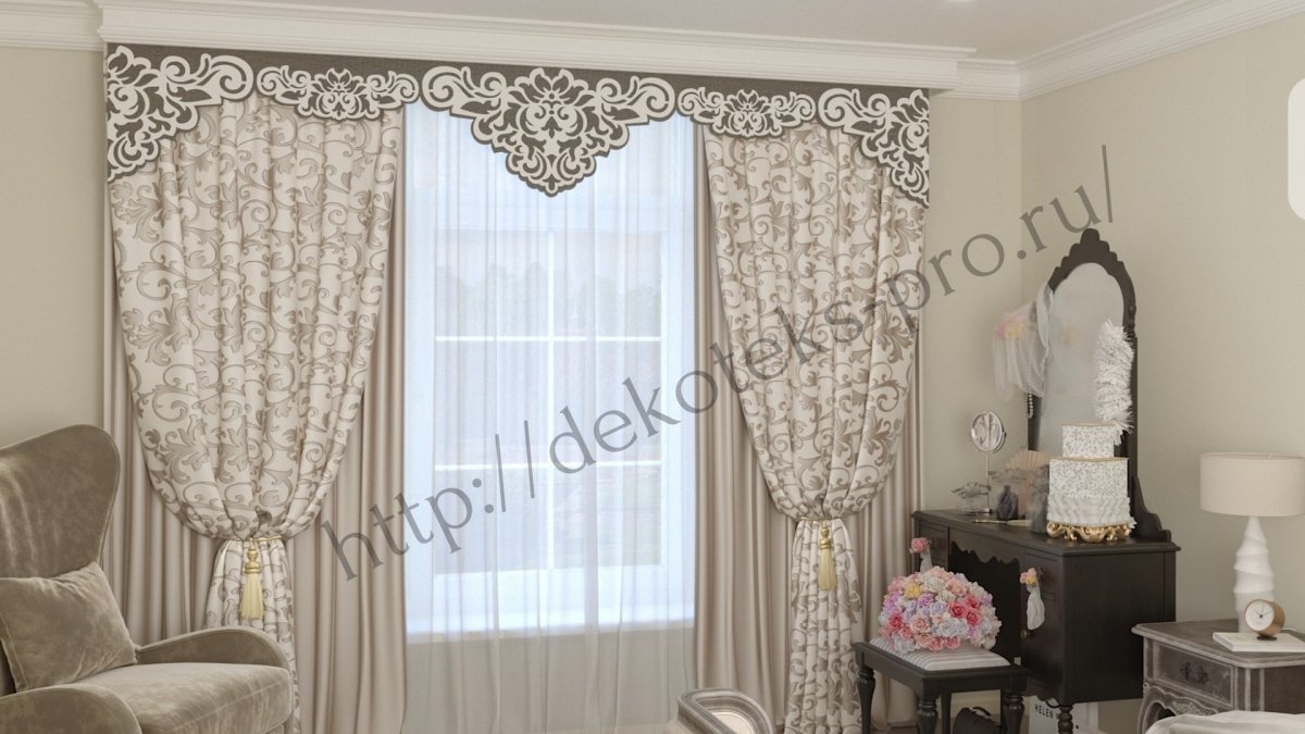 Камея / тюль Гостиный "кружево -121" 400*290см