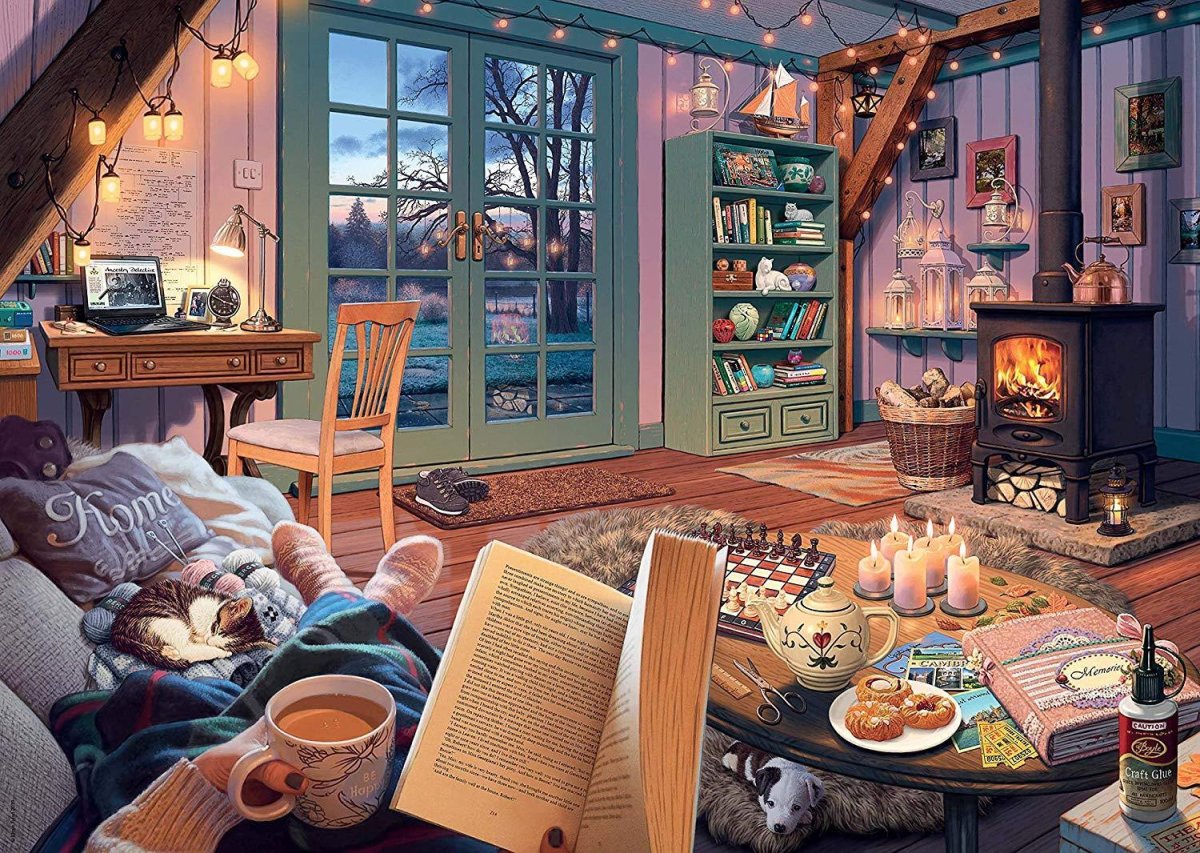 Пазл 1000 деталей the cosy Shed