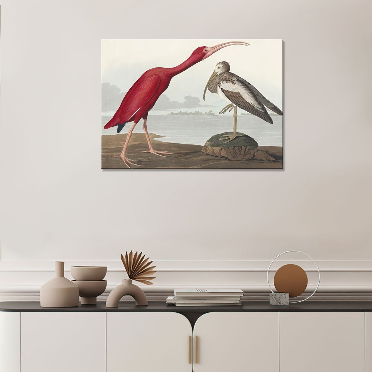 Роспись стен в гостиной