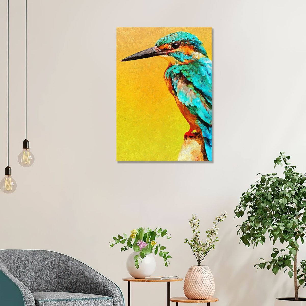 Птички в интерьере