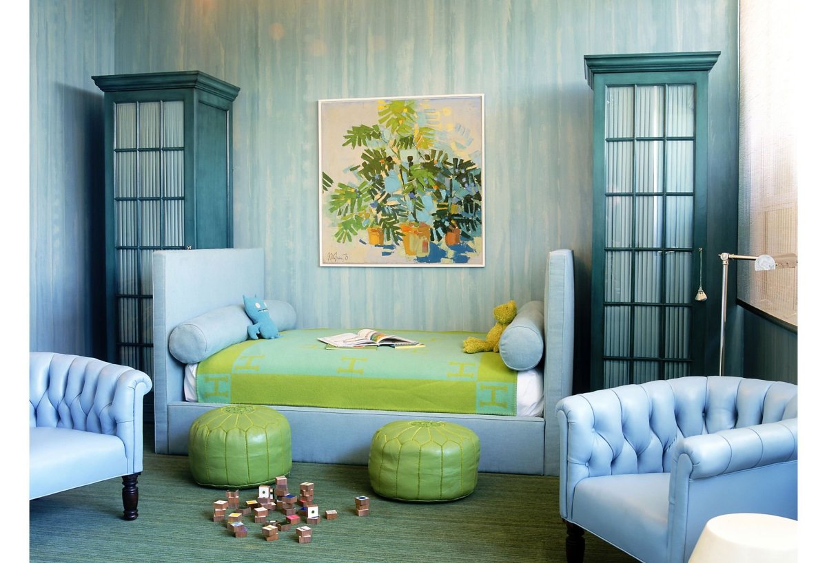 Шторы в тропическом стиле