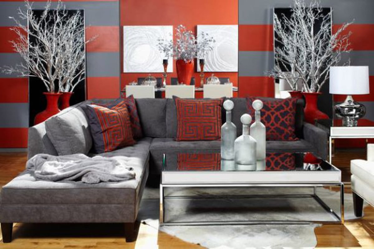 Яркие акценты в интерьере