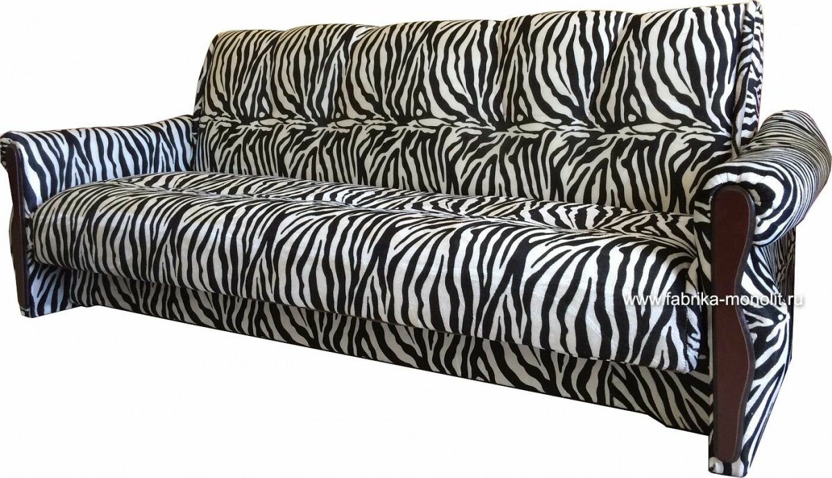 Диван Зебра кожаный