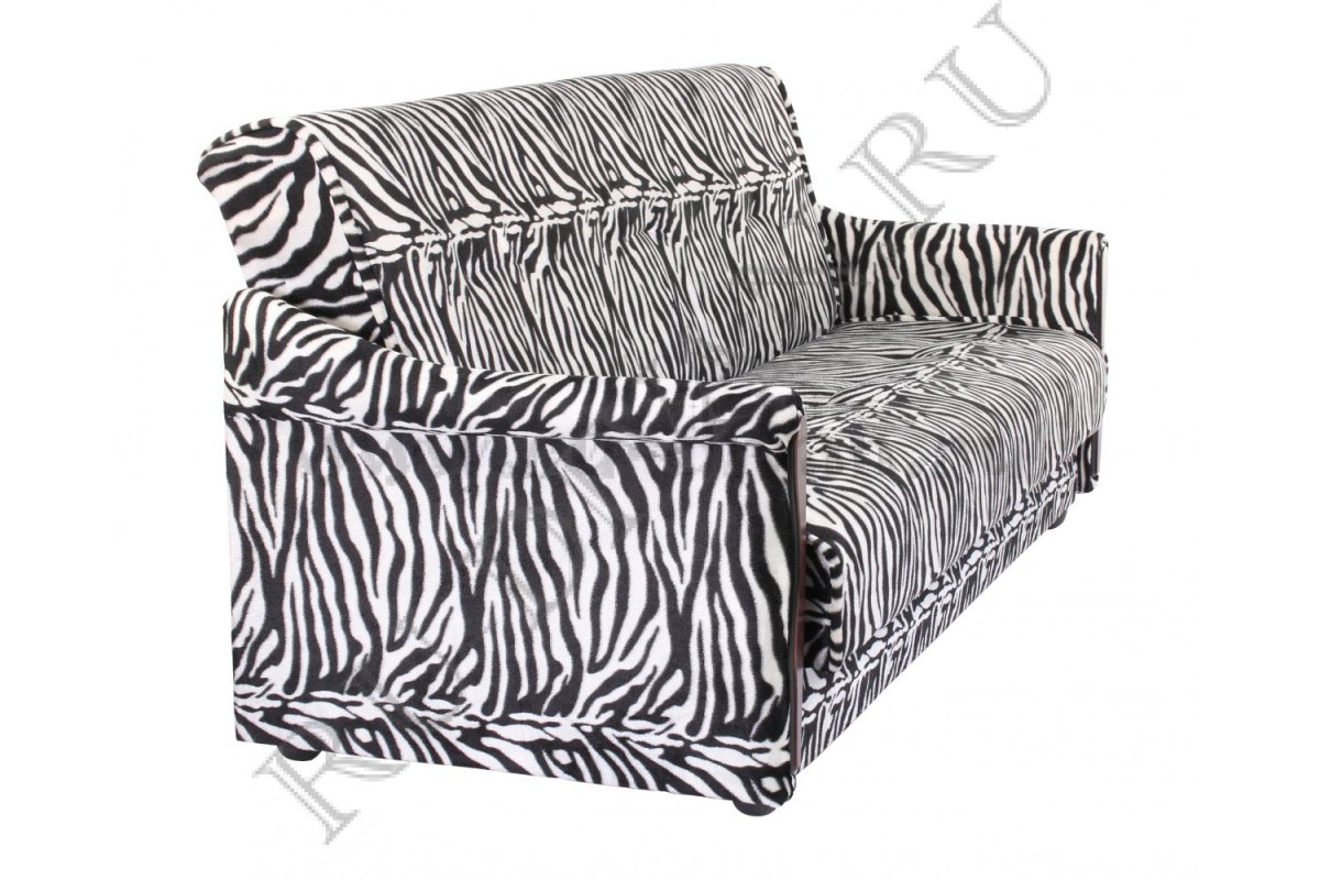 Диван книжка велюр Зебра