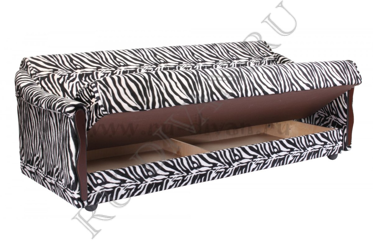 Диван уют 120 велюр Зебра