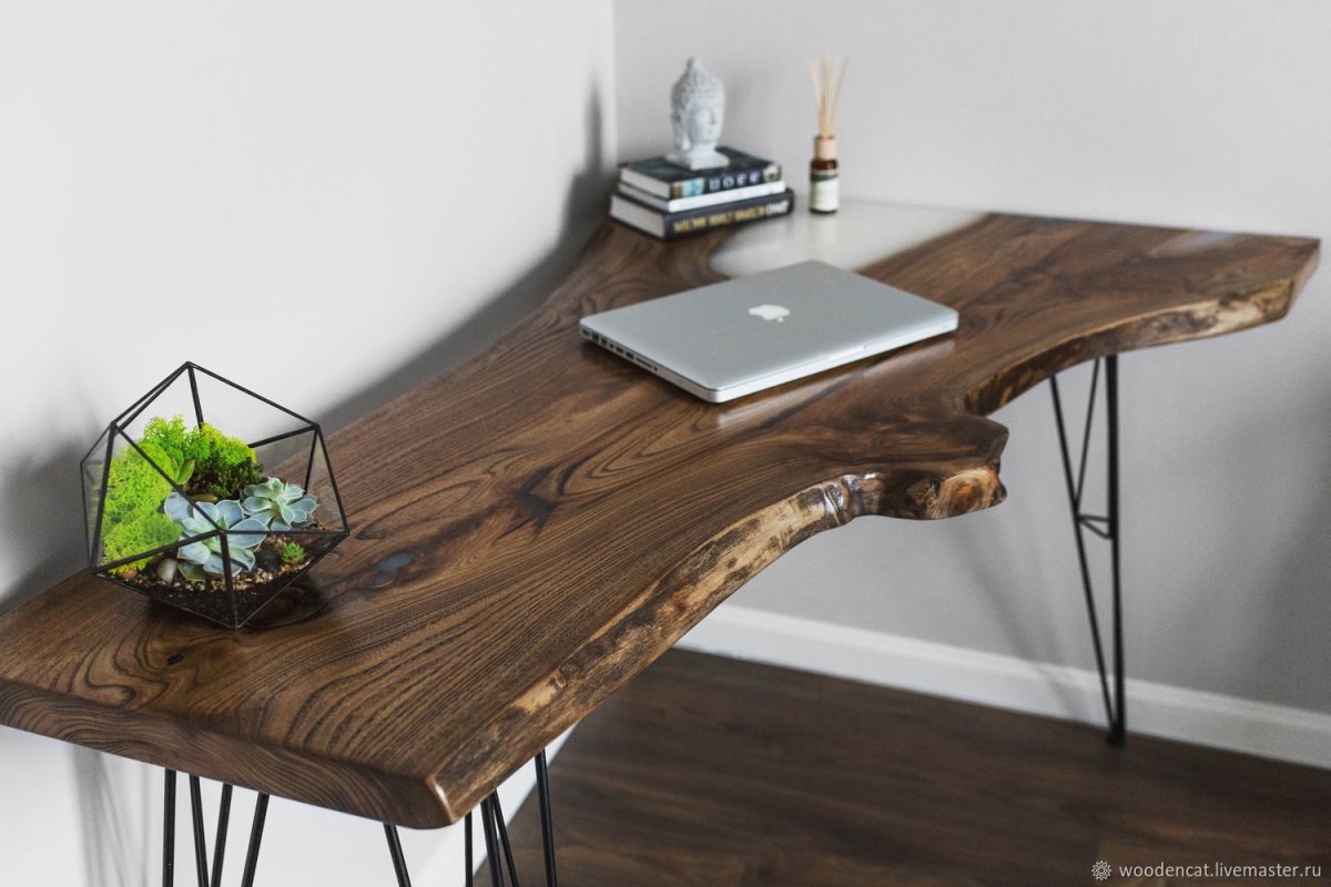 Стол лофт карагач