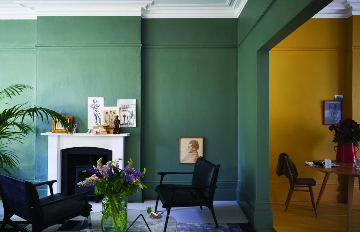 Черная матовая краска для стен