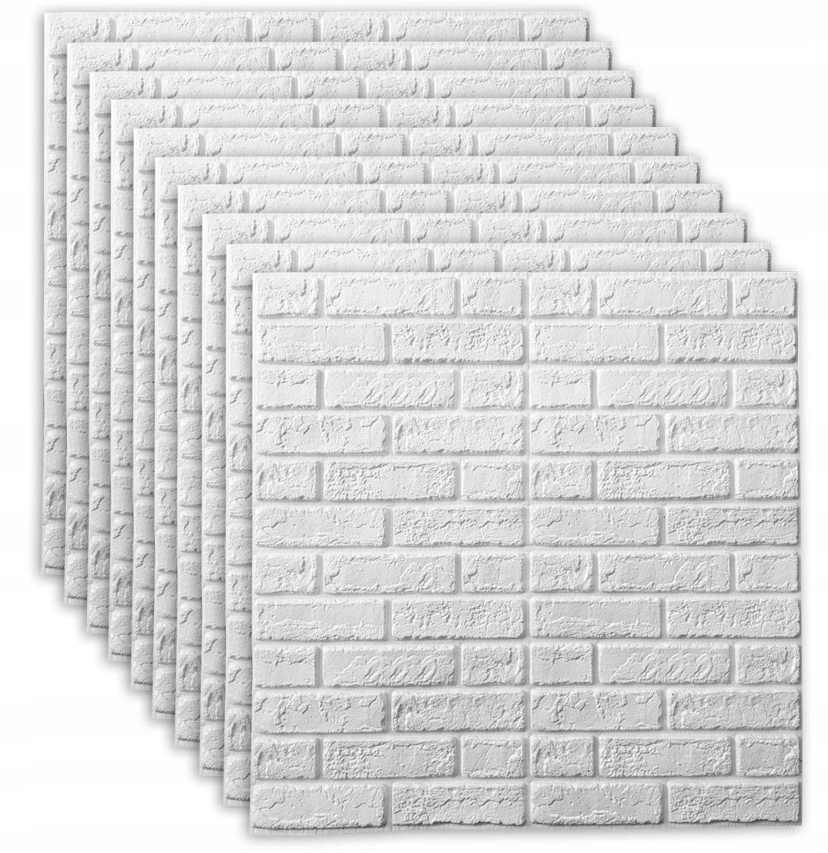 Белый кирпич самоклеющиеся панели