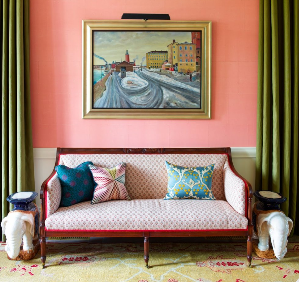 Римские шторы терракотовые