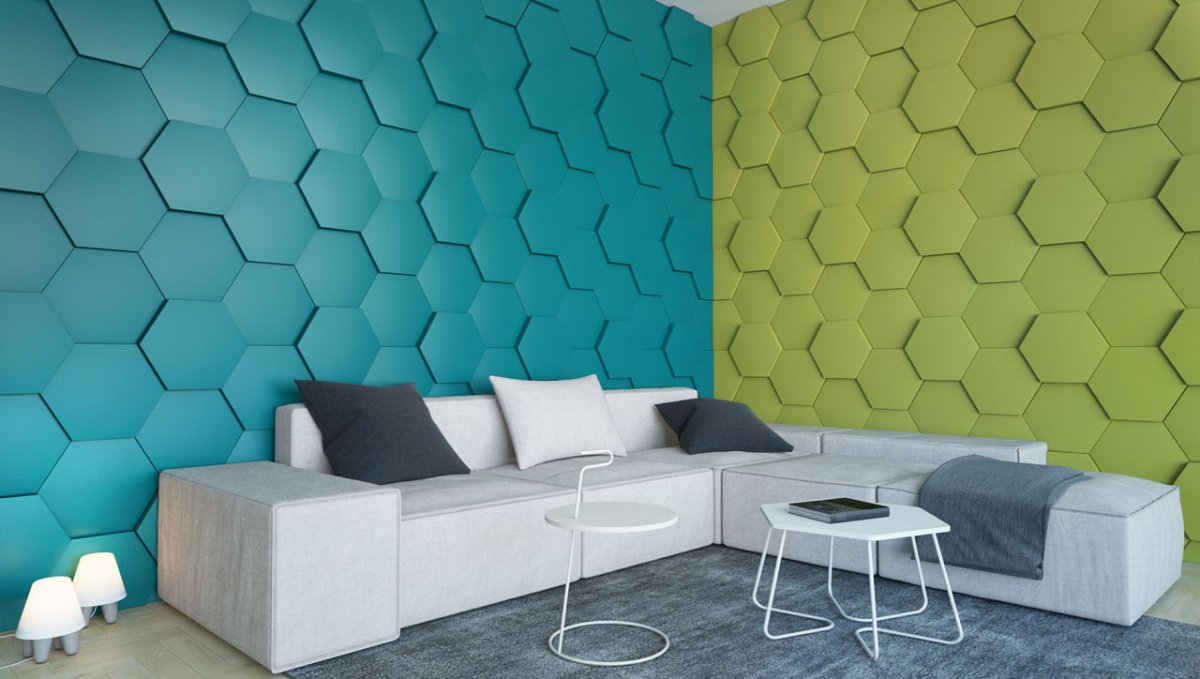 3д панели Гексагон