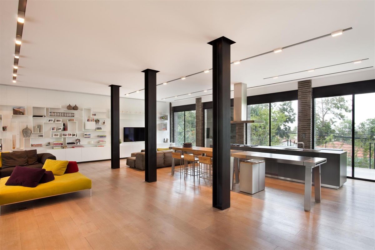 Колонна на кухне как обыграть