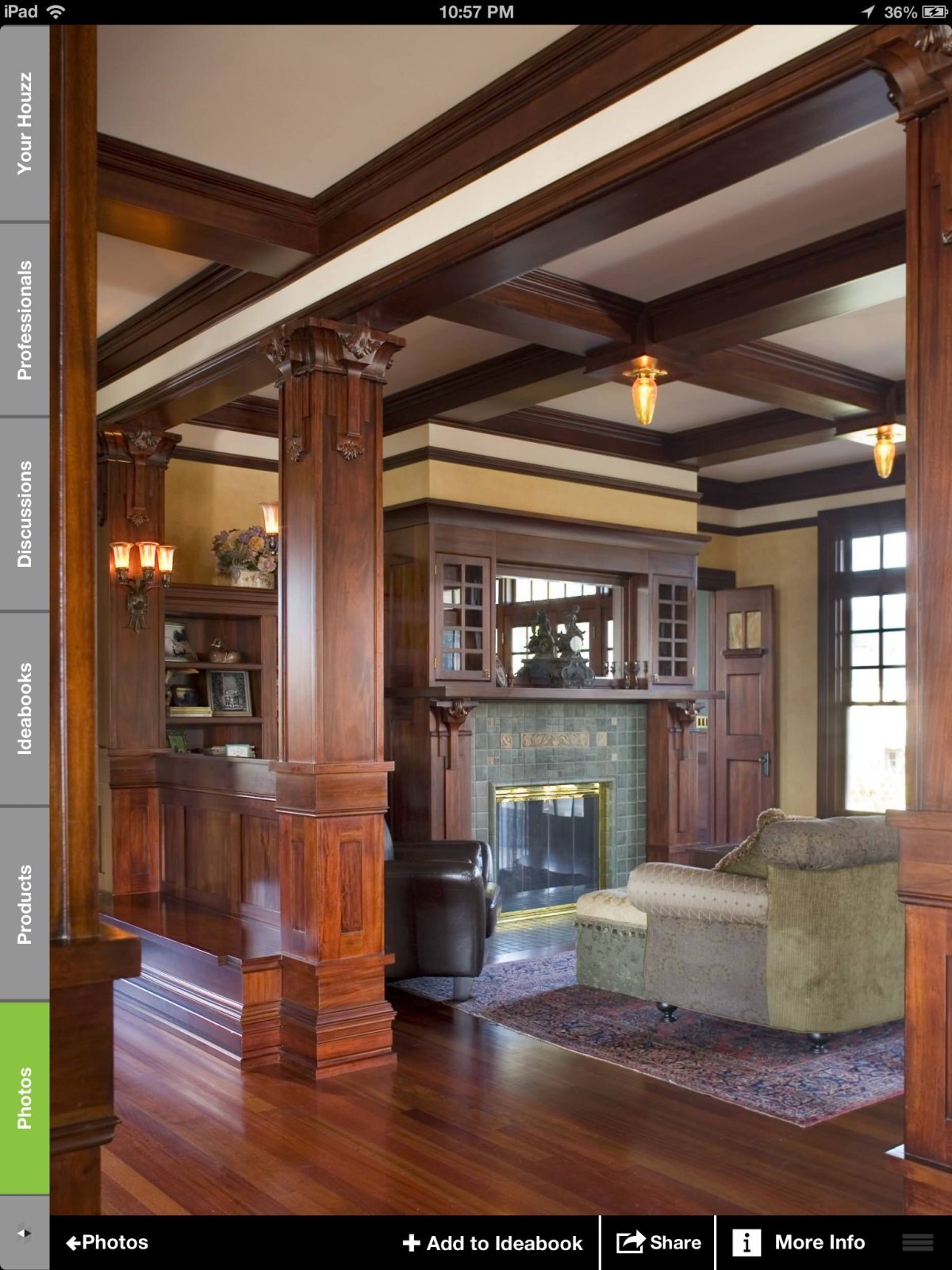 Деревянная колонна