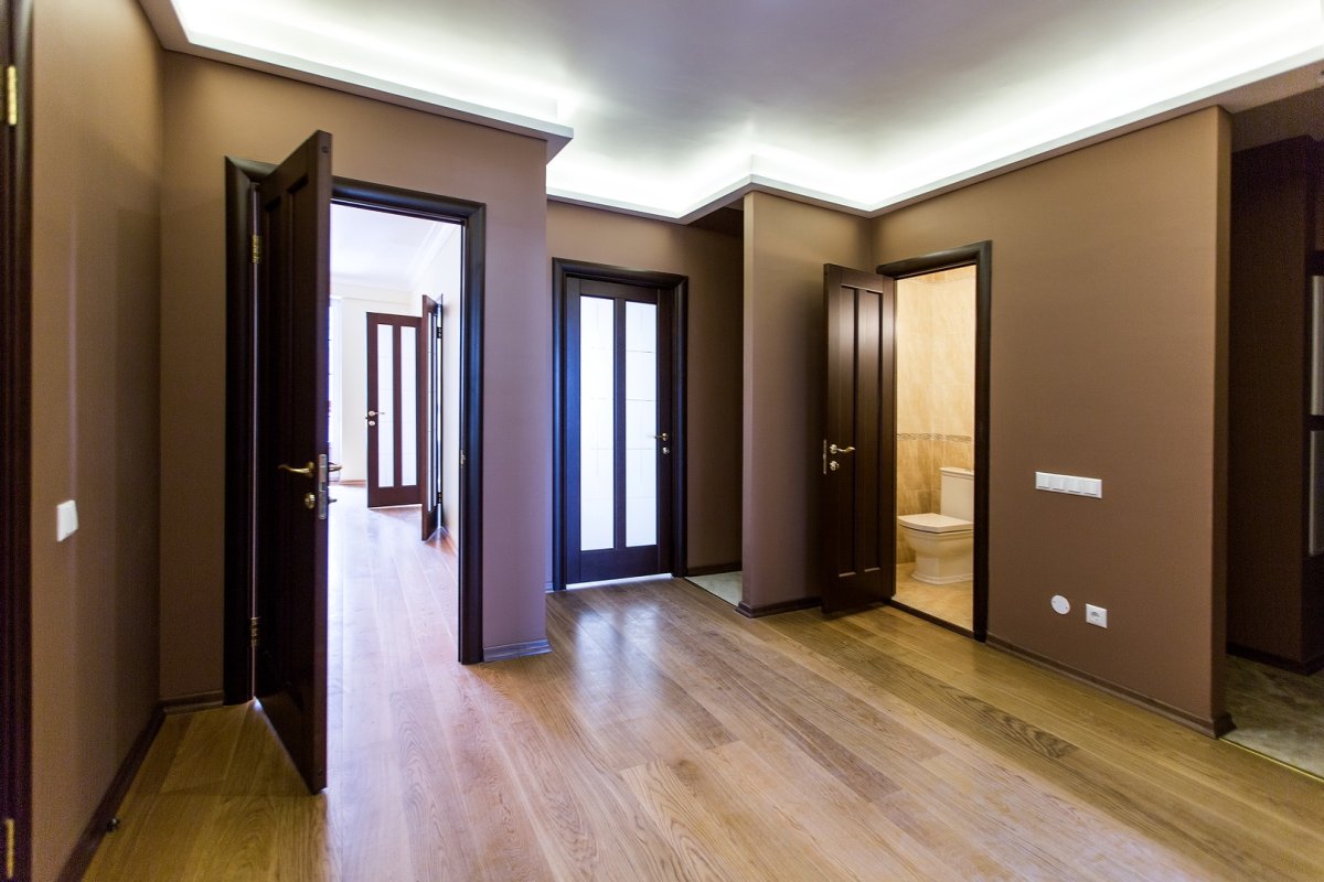 Двери венге интерьер зал