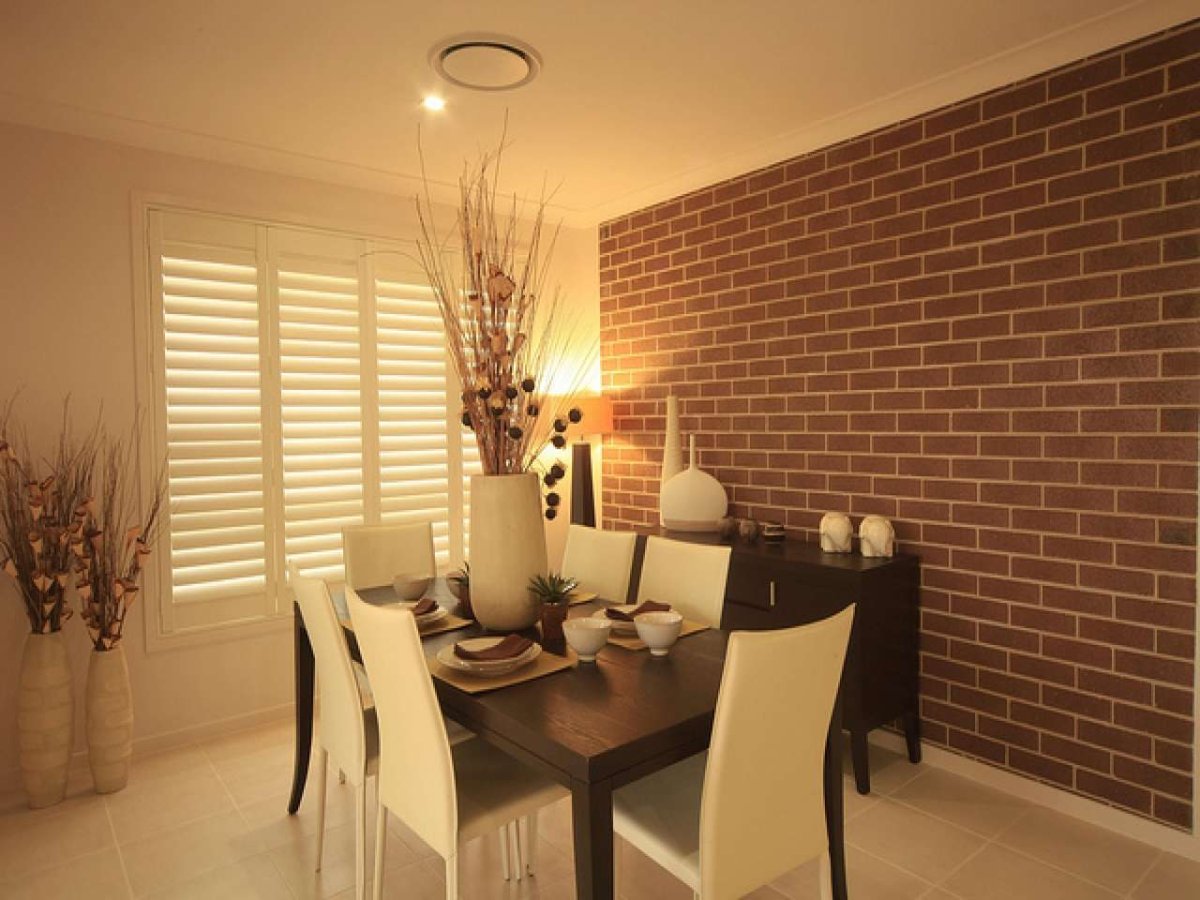 Гибкий кирпич в интерьере кухни