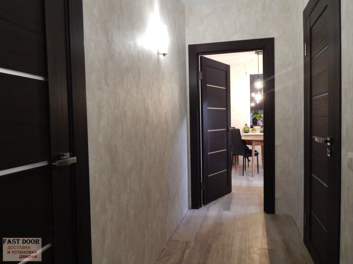 Сочетание цветов дверей и пола