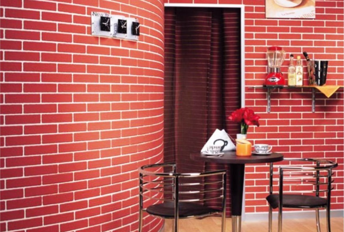 Пластиковые панели под кирпич для внутренней отделки