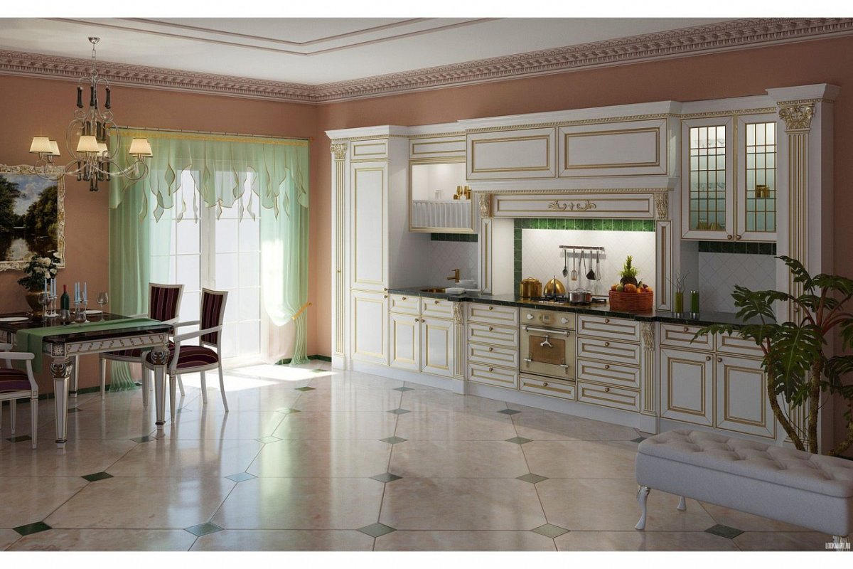 Колонна на кухне