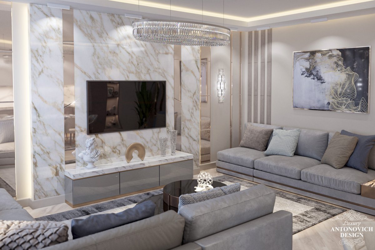 Мраморные и зеркальные вставки