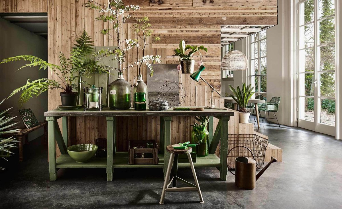 Ванная в бамбуковом стиле