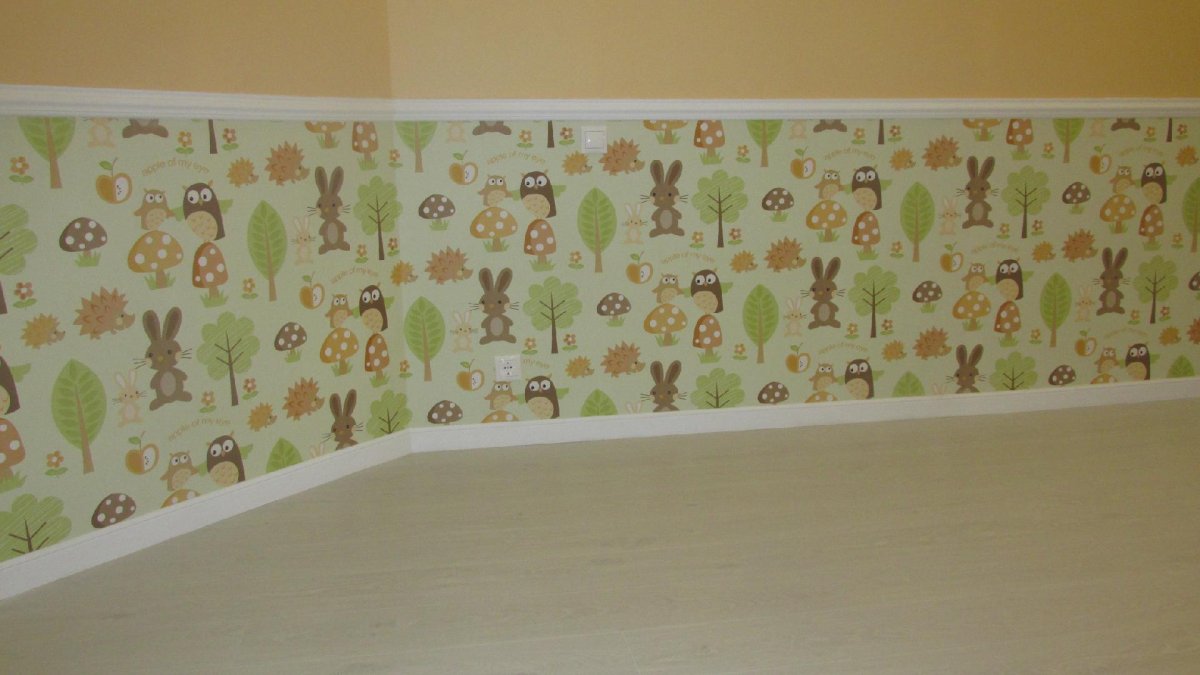 Бордюр для стен на обои в детскую