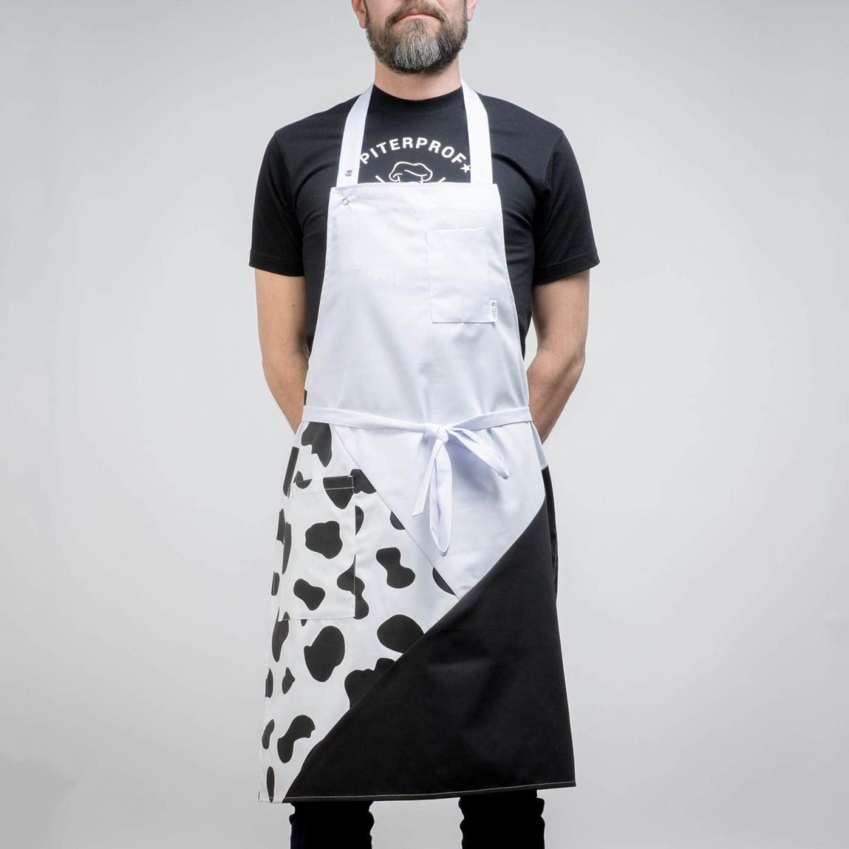 Фартук поварской в клетку