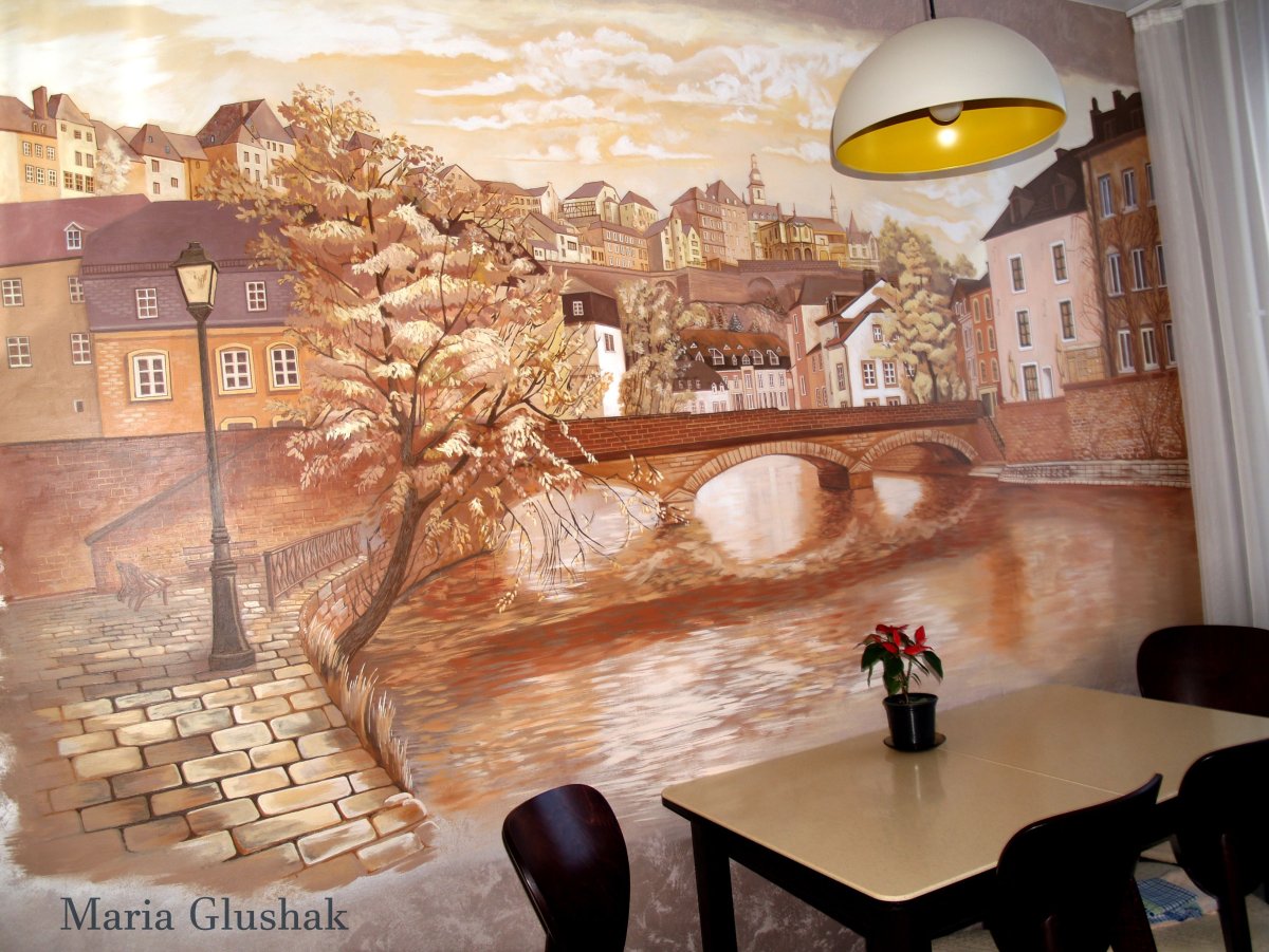 Ресторан в стиле поп арт