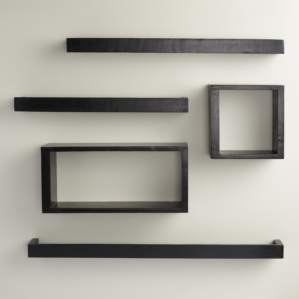 Геометрические навесные полки