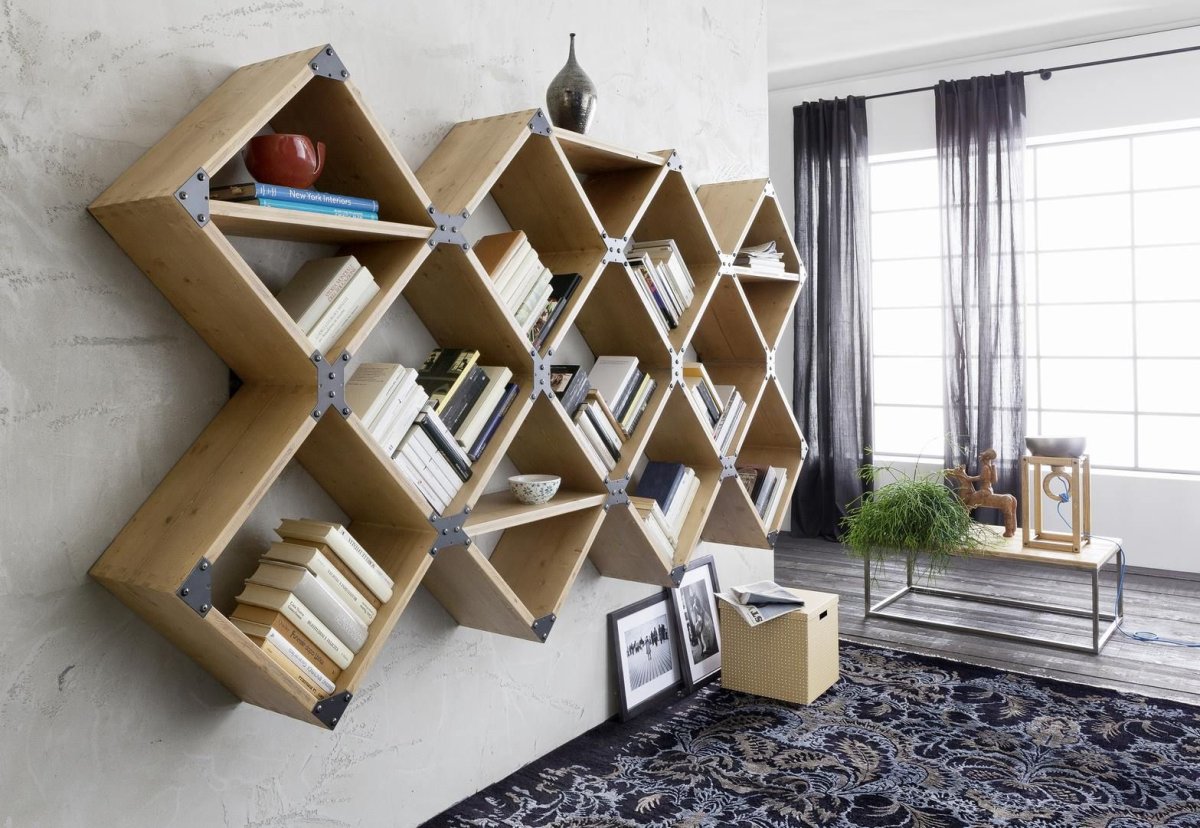 Необычные книжные шкафы и полки