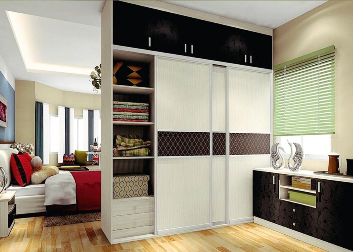 Шкаф двухсторонний перегородка из гипсокартона