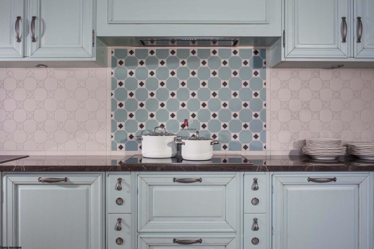 Плитка в стиле Прованс для кухни на фартук