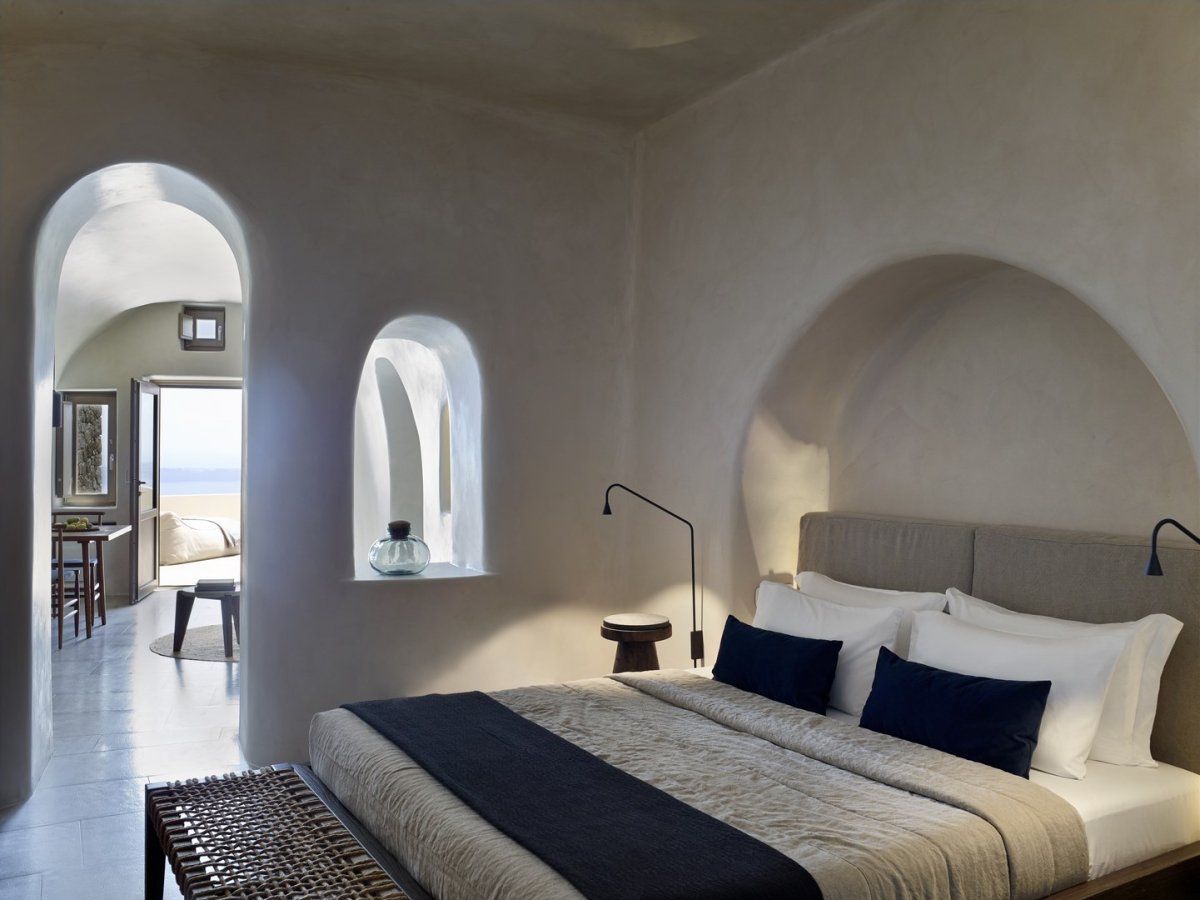 Комната в стиле Санторини