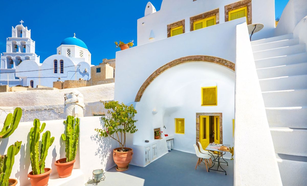 Кикладский стиль в интерьере