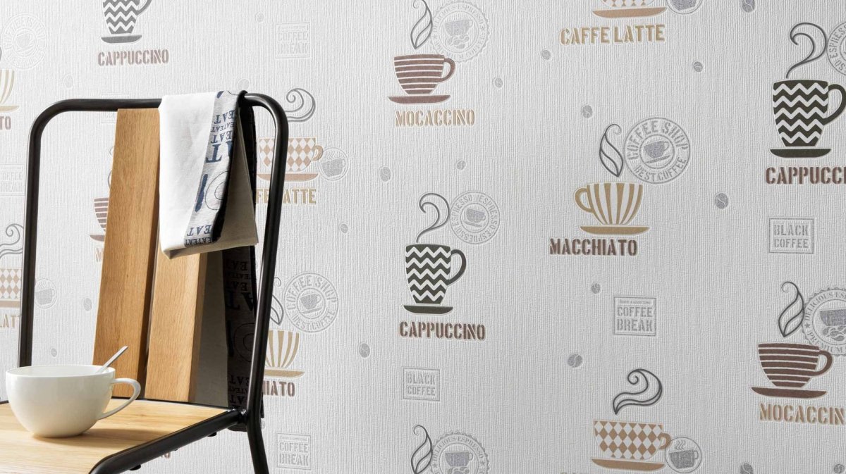 Обои для кухни с кофейной тематикой