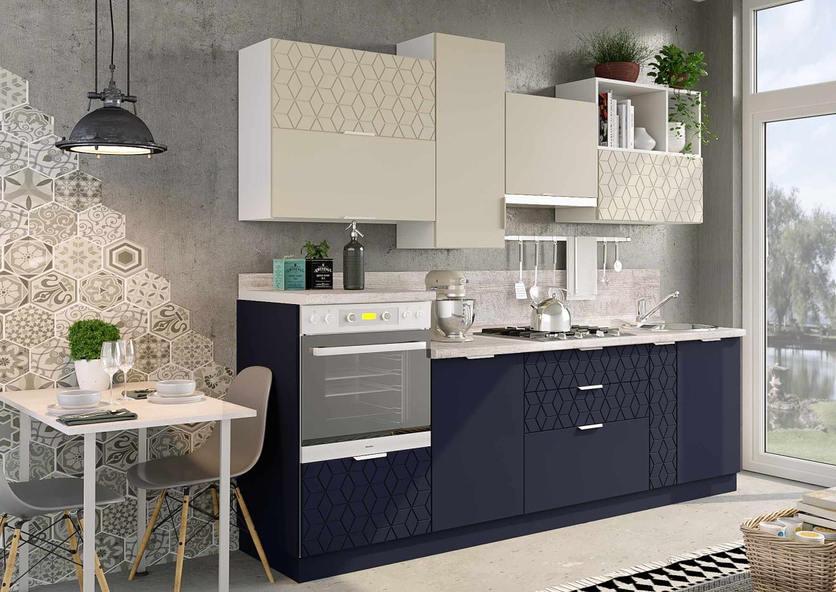 Кухня в коричнево-бежевых тонах