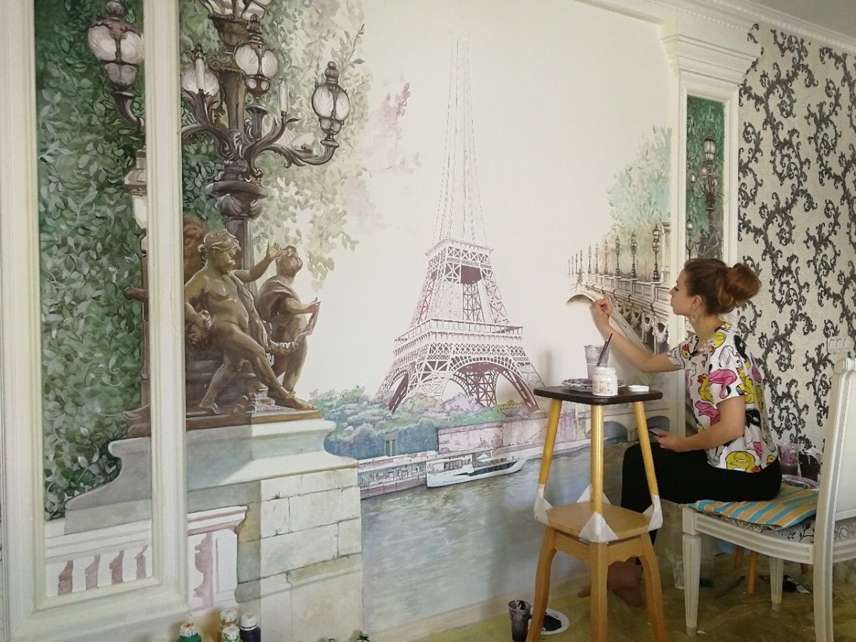 Сюжет для росписи стены