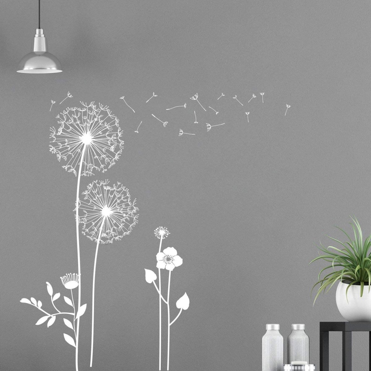 Одуванчики арт на стену