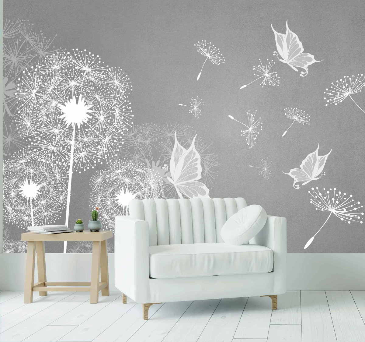 Одуванчик стилизованный вектор