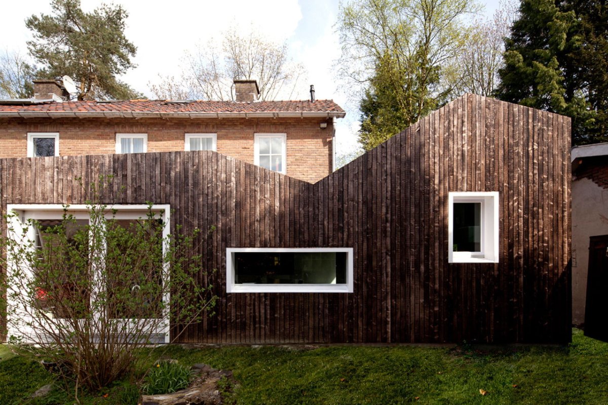 Shou Sugi ban фасад