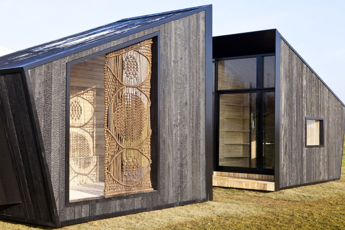 Обожженная дерево Shou Sugi