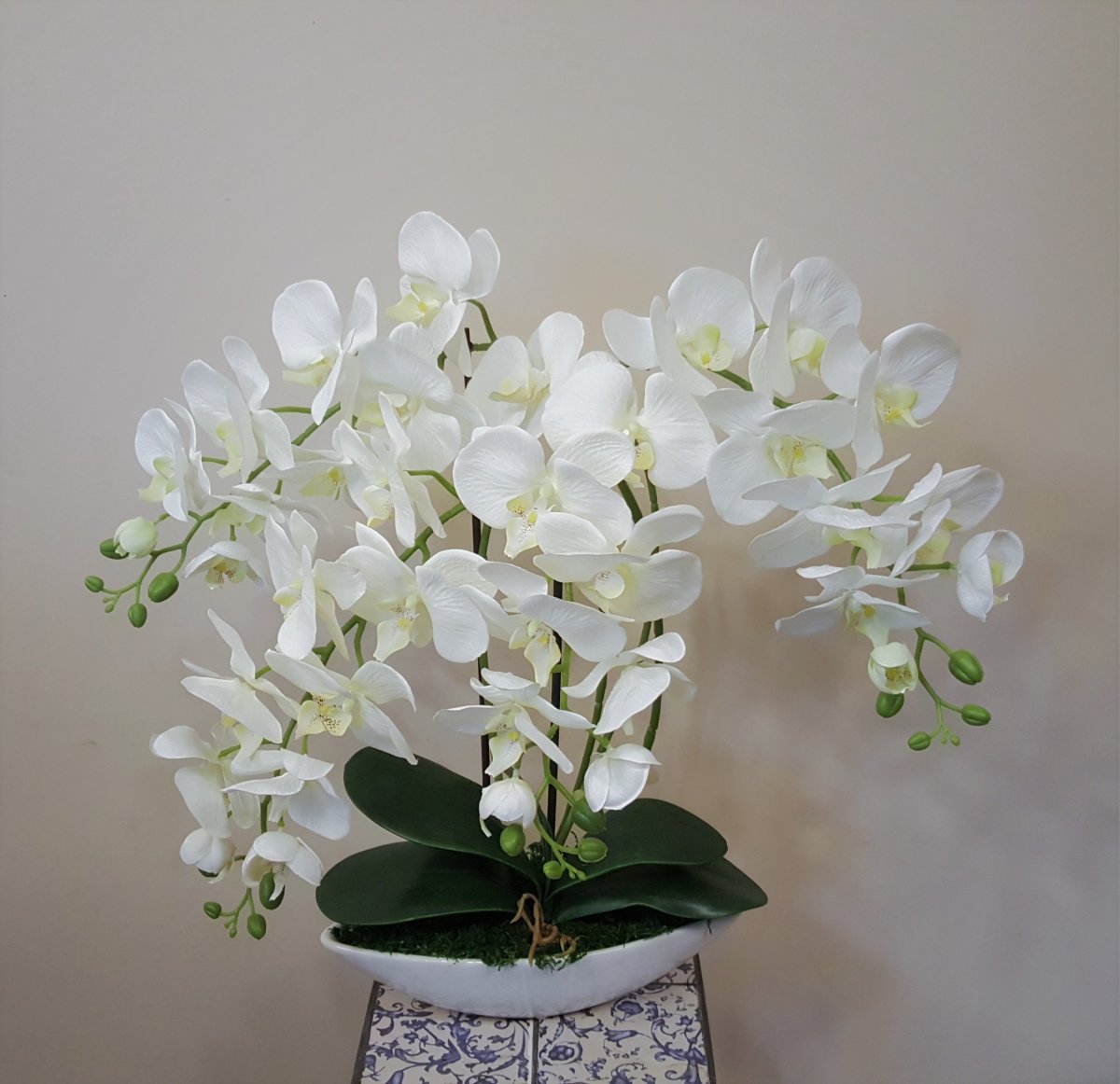 Искусственная Орхидея в горшке своими руками
