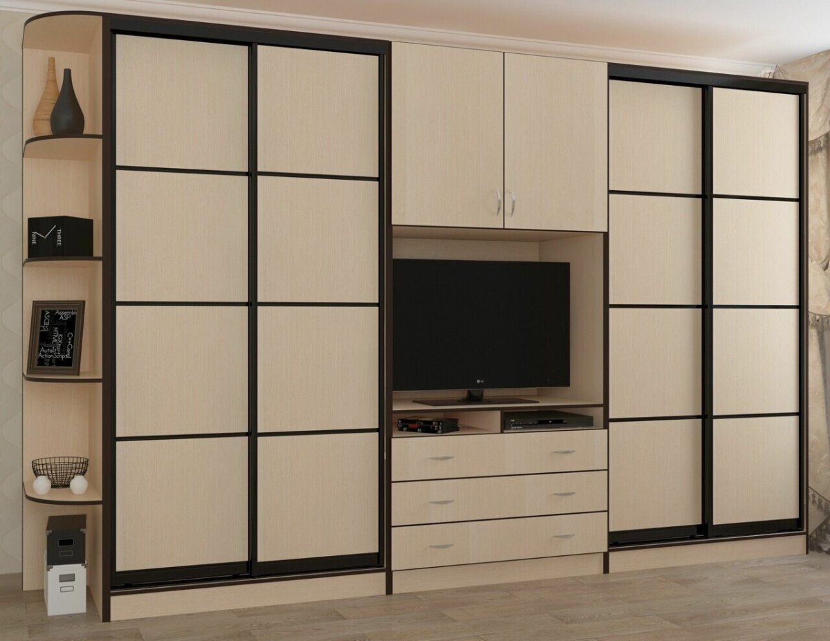 Шкаф с телевизором в спальню