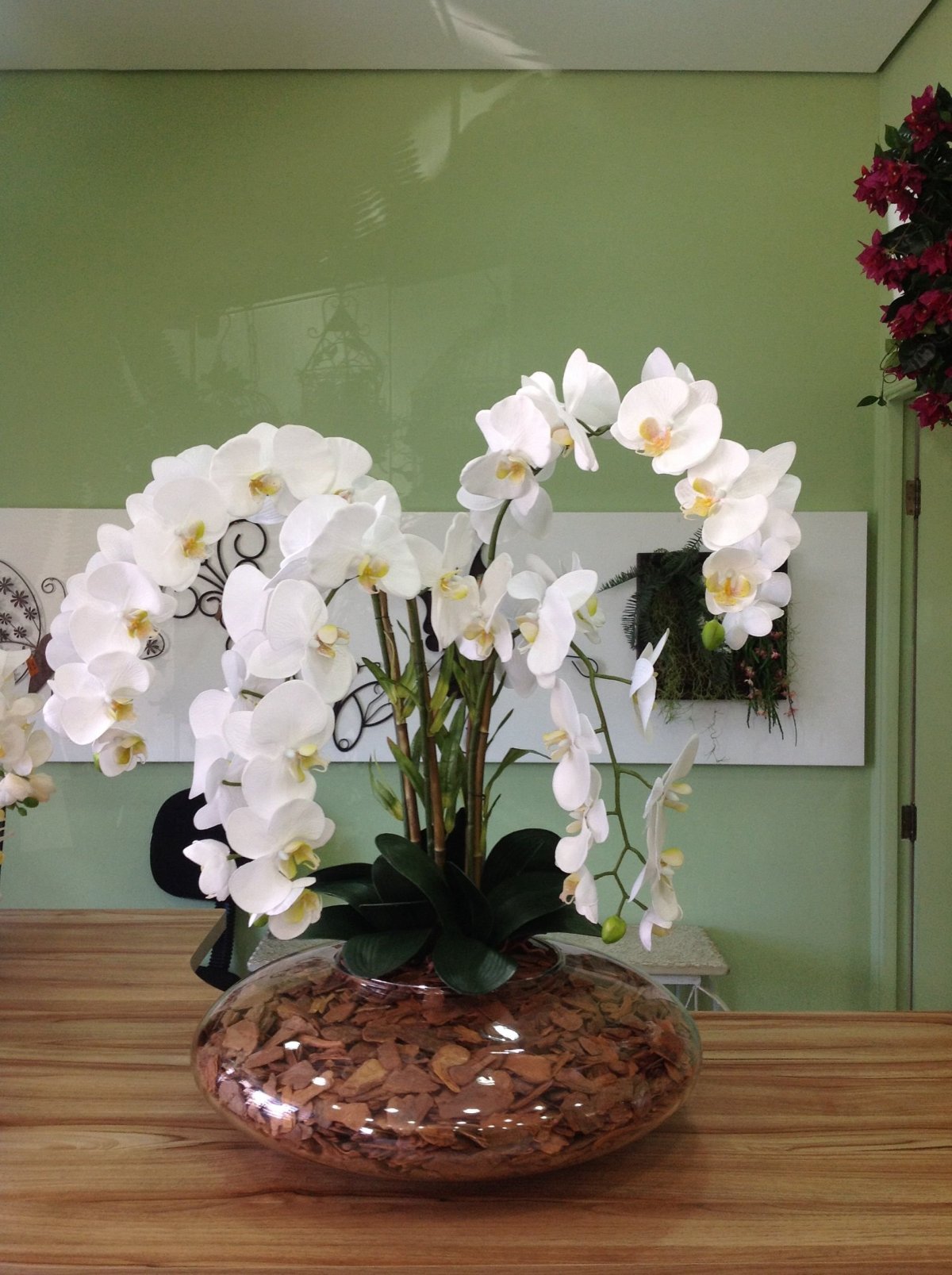 Искусственные орхидеи для интерьера